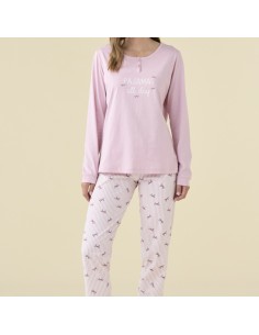 NOIDINOTTE PIGIAMA DONNA A SERAFINO MANICA LUNGA E... 2