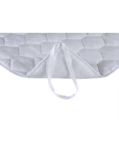 MANIFATTURA RENATA COPRIRETE TRAPUNTATO CON LACCETTI - NEVE