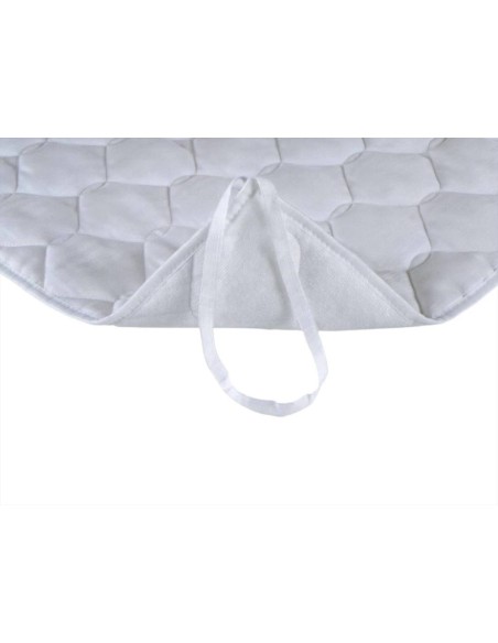 MANIFATTURA RENATA COPRIRETE TRAPUNTATO CON LACCETTI - NEVE