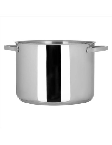 MONETA PENTOLA ALTA 2 MANIGLIE IN ACCIAIO INOX...