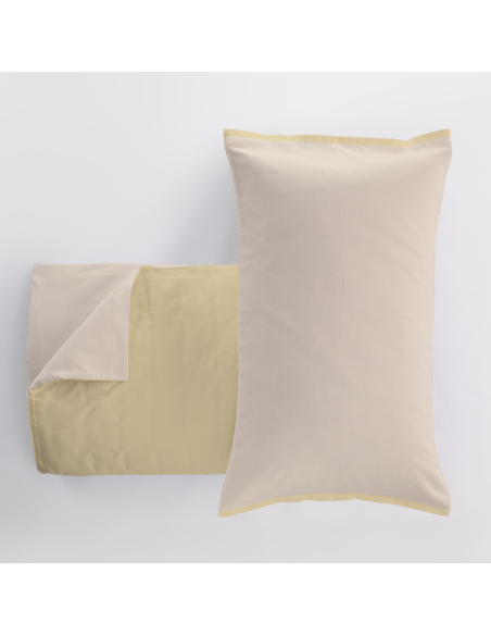 COGAL COMPLETO LENZUOLA 1 PIAZZA IN CALDO COTONE DOUBLE-FACE - BICOLORE