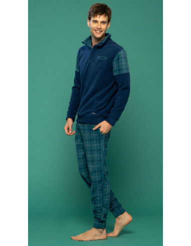 NOIDINOTTE PIGIAMA UOMO SERAFINO MANICA LUNGA E...