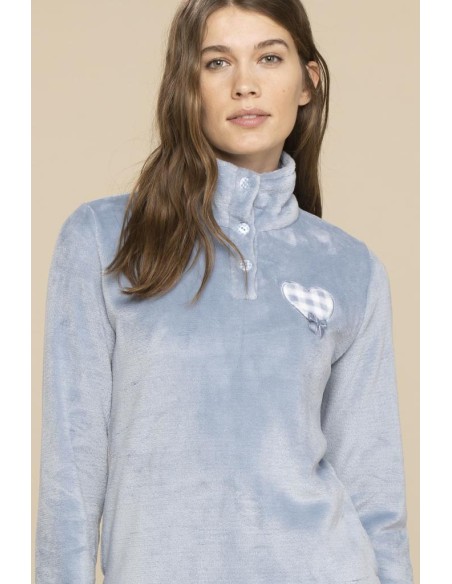 NOIDINOTTE PIGIAMA DONNA MANICA LUNGA E PANTALONE LUNGO