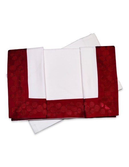 AGOSTINI COMPLETO LENZUOLA MATRIMONIALE IN RASO - BILBAO