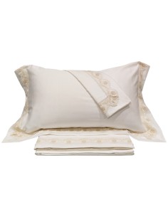 AGOSTINI COMPLETO LENZUOLA MATRIMONIALE IN RASO - TIFFANY