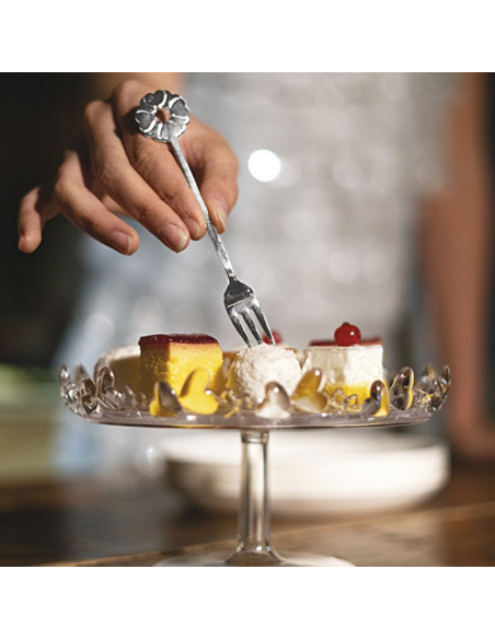 GUZZINI SET 6 FORCHETTINE DOLCE IN ACCIAIO INOX - LOVE