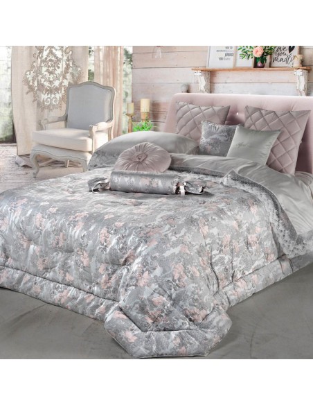 AGOSTINI TRAPUNTA MATRIMONIALE 270 X 270 CM CON CUSCINI ARREDO - INGRID