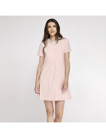 LIU JO CAMICIA DA NOTTE DONNA SERAFINO MEZZA MANICA - JERSEY VISCOSA