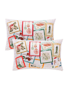 RIVIERA SET 2 FEDERE PER GUANCIALI 50 X 80 CM 100% COTONE 2