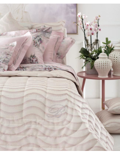 BLUMARINE TRAPUNTINA MATRIMONIALE CON 2 CUSCINI ARREDO -... 2