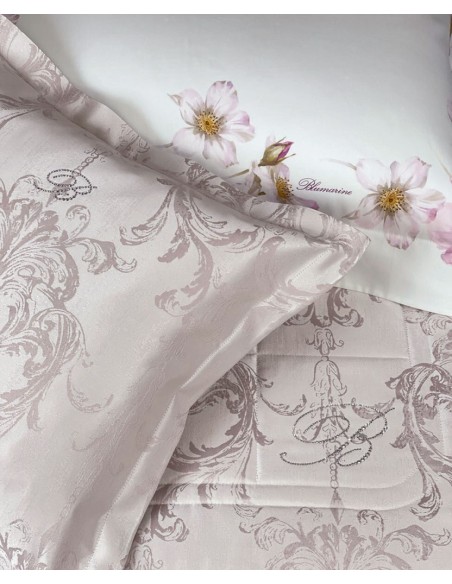 BLUMARINE TRAPUNTINA MATRIMONIALE 270 X 270 CM E CUSCINI ARREDO - REGALE