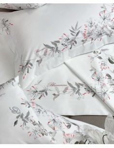 BLUMARINE COMPLETO LENZUOLA MATRIMONIALE IN PERCALLE -...