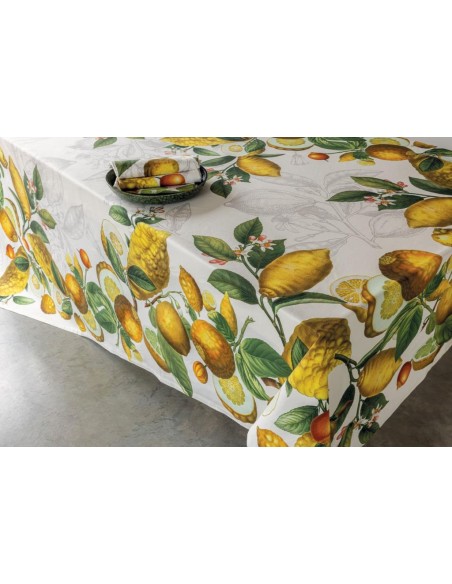 TAG HOUSE TOVAGLIA RETTANGOLARE IN 100% COTONE STAMPATO - CEDRO