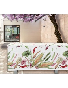 TAG HOUSE TOVAGLIA RETTANGOLARE IN 100% COTONE STAMPATO -...