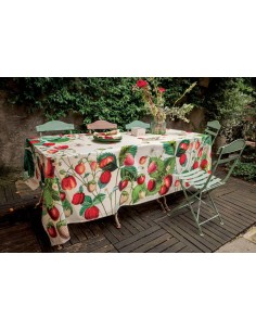 TAG HOUSE TOVAGLIA IN PANAMA 100% COTONE STAMPATO -...