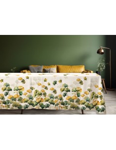 TAG HOUSE TOVAGLIA IN PANAMA 100% COTONE STAMPATO - GINKO