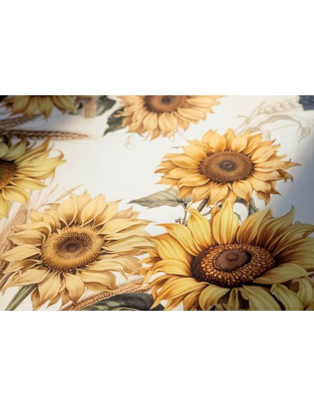 TAG HOUSE TOVAGLIA IN PANAMA 100% COTONE STAMPATO - GIRASOLI