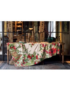 TAG HOUSE TOVAGLIA NATALIZIA IN COTONE STAMPATO - NATALIE