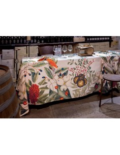 TAG HOUSE TOVAGLIA RETTANGOLARE IN COTONE STAMPATO - JUNIPER