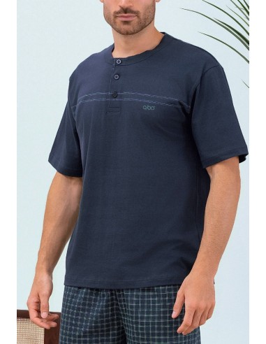 QBO PIGIAMA UOMO SERAFINO, MEZZA MANICA E...