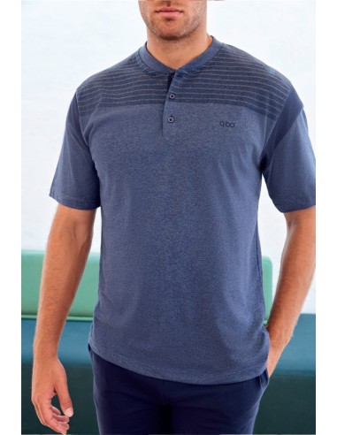 QBO PIGIAMA UOMO SERAFINO, MEZZA MANICA E...