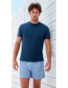 QBO PIGIAMA UOMO GIROCOLLO, MEZZA MANICA E PANTALONE...