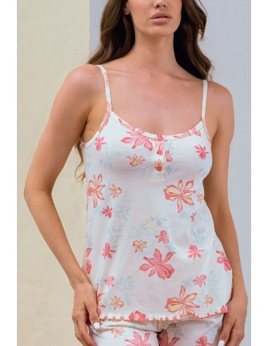 QBO PIGIAMA DONNA SPALLA STRETTA E PANTALONE...