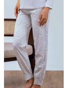 QBO PIGIAMA DONNA SERAFINO MANCIA LUNGA E PANTALONE LUNGO... 2