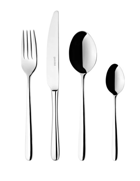 GUZZINI SERVIZIO POSATE 24 PEZZI IN ACCIAIO INOX - FRIDA