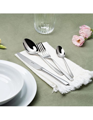 GUZZINI SERVIZIO POSATE 24 PEZZI IN ACCIAIO...