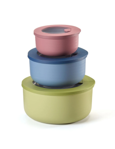 GUZZINI SET 3 CONTENITORI CON COPERCHI - STORE&MORE