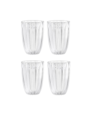 GUZZINI SET 4 BICCHIERI BIBBITA 47 CL - DOLCEVITA
