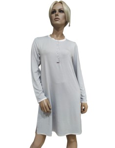 AMADINE CAMICIA DA NOTTE DONNA PRIMAVERILE SERAFINO IN...