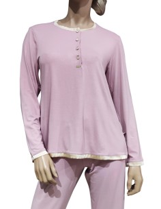 AMADINE PIGIAMA DONNA SERAFINO MANICA LUNGA E PANTALONE... 2