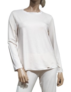 AMADINE PIGIAMA DONNA GIROGOLA, MANICA LUNGA E PANTALONE 2