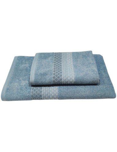 CA' D'ORO SET 2 ASCIUGAMANI IN SPUGNA 100%...