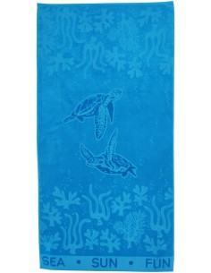 CA' D'ORO TELO MARE 100 X 180 CM IN SPUGNA 100% COTONE -... 2