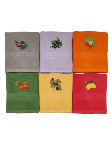 CA' D'ORO SET 6 CANOVACCI IN SPUGNA - RICAMO