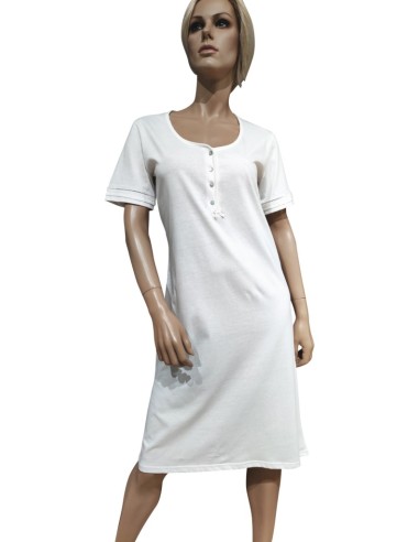 MANAM CAMICIA DA NOTTE DONNA MEZZA MANICA A...