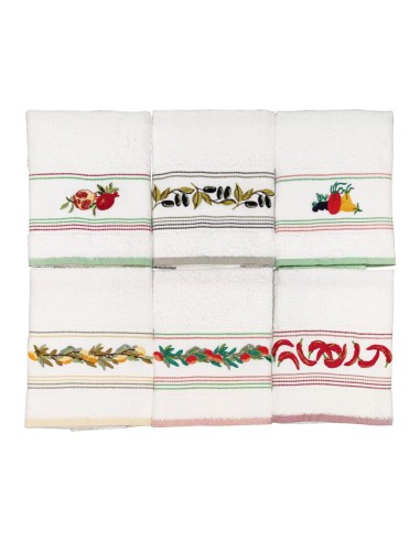 CA' D'ORO SET 6 CANOVACCI IN SPUGNA - COUNTRY