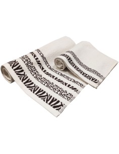 CA' D'ORO SET 2 ASCIUGAMANI IN SPUGNA 100% COTONE - KENIA 2