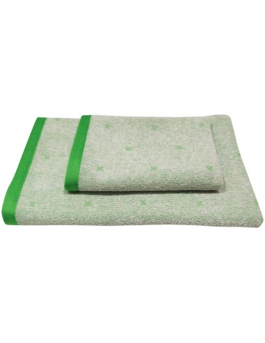 CA' D'ORO SET 2 ASCIUGAMANI IN SPUGNA 100%...