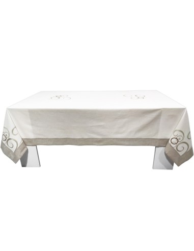 DEA TOVAGLIA 12 POSTI TAVOLA IN PANAMA CON...