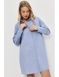 ARUELLE CAMICIA DA NOTTE DONNA ABBOTTONATA A MANICA LUNGA...