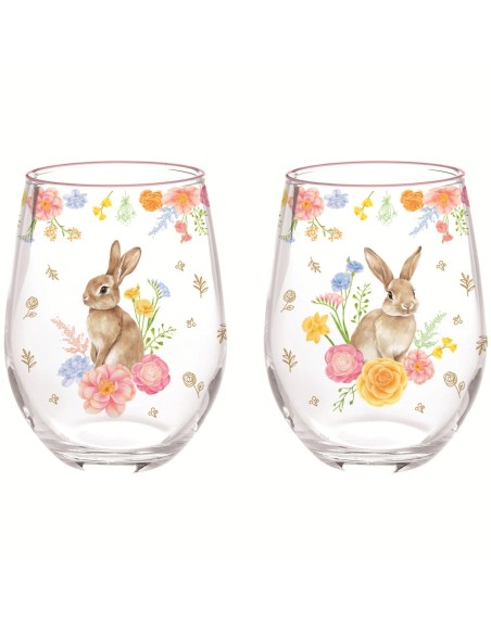 EASY LIFE SET 2 BICCHIERI 500 ML IN VETRO - TRES JOLIE