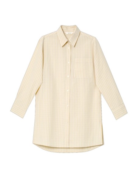 ARUELLE CAMICIA DA NOTTE DONNA ABBOTTONATA A MANICA LUNGA - HALO