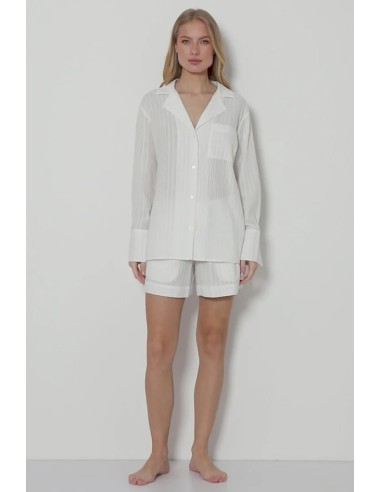 ARUELLE PIGIAMA ABBOTTONATO DONNA MANICA LUNGA...