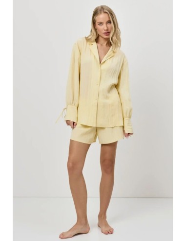 ARUELLE PIGIAMA ABBOTTONATO DONNA MANICA LUNGA...