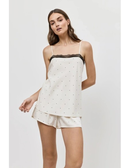 ARUELLE PIGIAMA DONNA SPALLE STRETTE E SHORTS IN VISCOSA - ADA