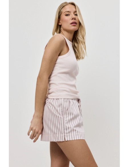 ARUELLE PIGIAMA DONNA SPALLE LARGHE E SHORTS - ELOWEN